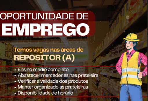 Oportunidade de Emprego para Repositor(a)